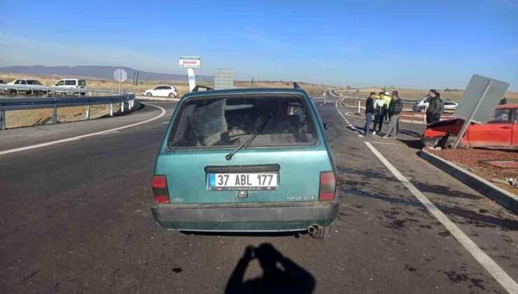Konya’da Araba Çarpışması: 4 Yaralı