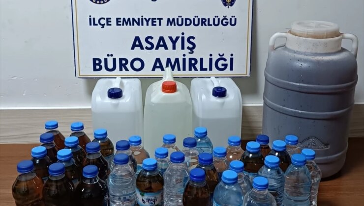 Akşehir’de geçersiz içki operasyonunda tutuklama