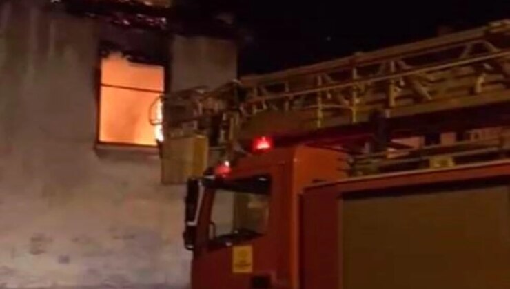 Beyşehir’de metruk meskende çıkan yangın söndürüldü
