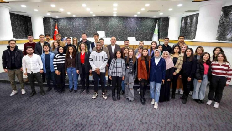 Konya Meram Belediye Meclisi, Necmettin Erbakan Üniversitesi öğrencilerini ağırladı