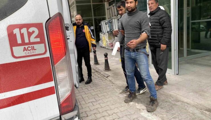 Konya’da ağaç kesme makinesi kazası: Genç hastaneye kaldırıldı