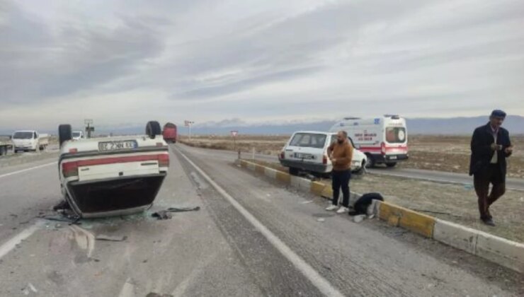 Konya’da Araba Kazası: 8 Kişi Yaralandı