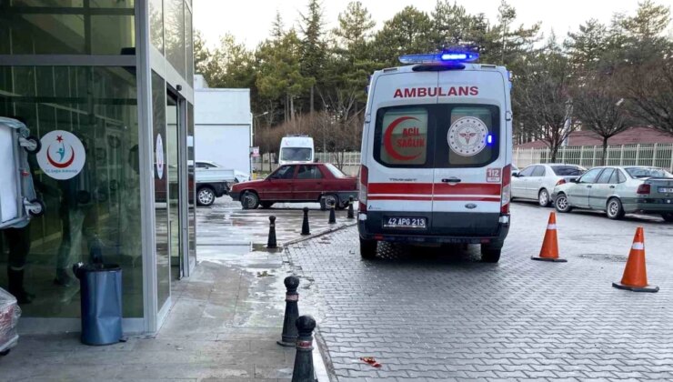 Konya’da motosiklet kazası: 15 yaşındaki çocuk yaralandı