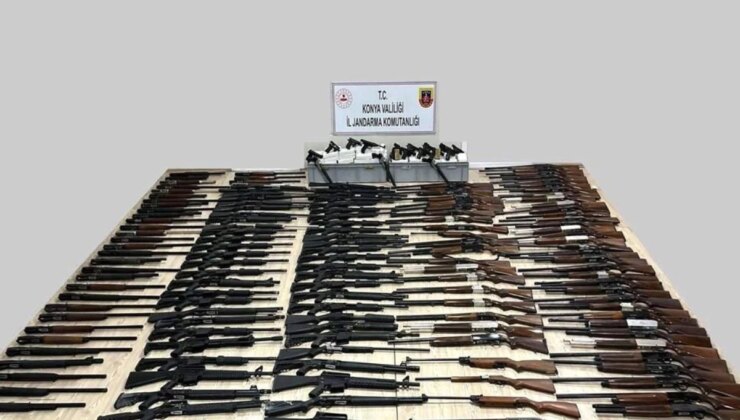 Konya’da Ruhsatsız Silah Üretimi ve Ticareti Yapılan Apartmanda Baskın