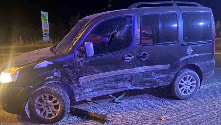Konya’da trafik kazası: 5 kişi yaralandı